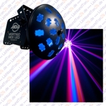 Der Klassiker unter den Lichteffekten als LED Variante. Früher Mushroom oder Zog Zag Lichtefekt nun Vertigo Hex LED mit neuer Technologie und tollen Farben.