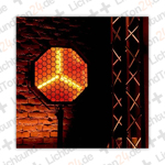 Retrolampe als Dj Hintergrund oder Bühnendeko