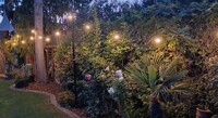 Dimmbare Lichterkette mit LED Leuchtmitteln. RGB WW / CW und dimmbar